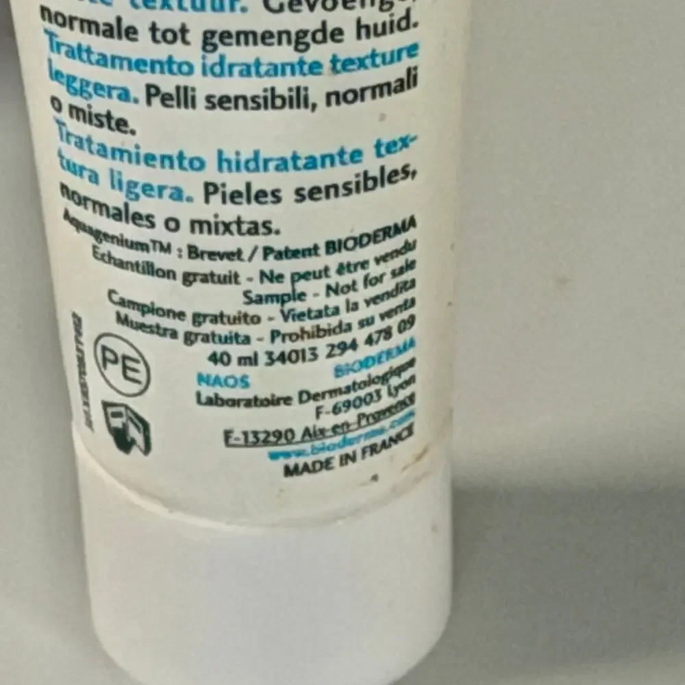 Bioderma Hydrabio Gel Cream Light Moisturizing Moisturizer Travel .17 fl oz 5ml